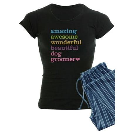 

CafePress - Amazing Dog Groomer - Women s Dark Pajamas