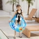 thumbnail image 5 of Flotador de piscina para bebé con asiento de seguridad, volante, anillo de natación inflable de dibujos animados, ayuda para entrenamiento de natación para niños de 1 a 6 años, 5 of 8