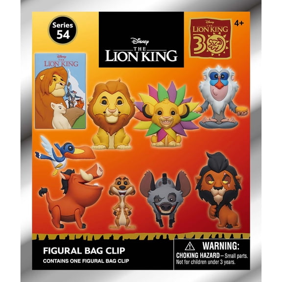 Disney Lion King 3D Foam Bag Clip Blind Bag