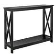 ZenSports 2Tier Narrow Console Table Modern MDF Entryway Sofa Table