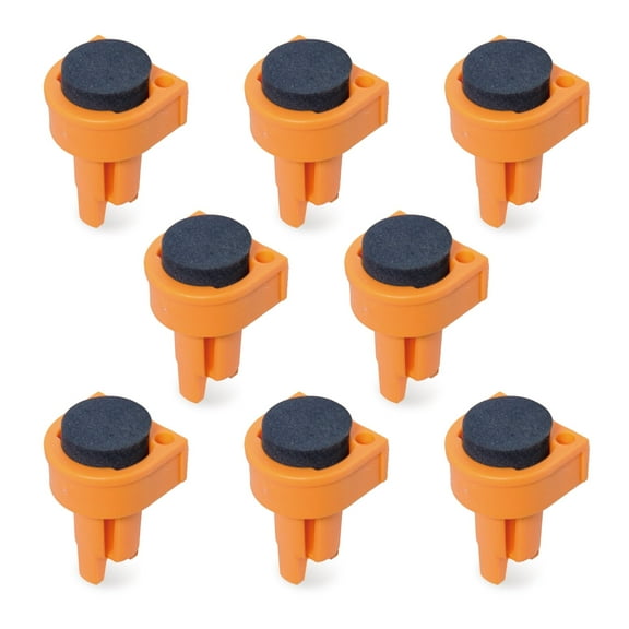 POWERTEC 8pcs Bench Dogs for 3/4" Dog Hole, Nylon Bench Dog w/EVA Insert, for Work Bench, MFT Table, Portable Workbench w/Dog Holes, Woodworking & DIY Projects (71500)