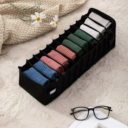 

Polyester Underwear Bra Storage Box Underwear Organizer Wardrobe Drawer Divider Clothes Storage Box Scarf Socks Bra Clothes