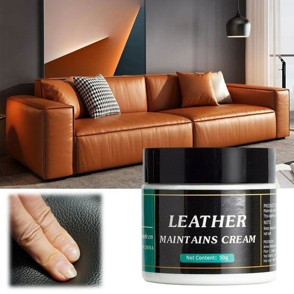 Leather Conditioner Cleaner Beeswax Oil Natural Leather Care Couch Recliner Shoe Jacket Boot Coat Purse Bag Saddle Harness Polish Soft Nourishing