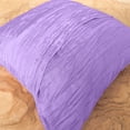 thumbnail image 3 of Crushed Taffeta Decorative Throw Pillow/Sham Cushion Cover Lavender, 3 of 3