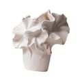 thumbnail image 2 of Jarrón de cerámica con flores, jarrón de porcelana esmerilada, arreglo floral decorativo, planta Estilo E, 2 of 9