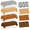 Gradient Beige and Cow Print-12, variant on Gradient Blue 12 Pack Disposable Plastic Rectangle Tablecloths 54x108 Inch