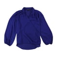 thumbnail image 1 of Blusa Corta I-N-C para Mujer Azul Grande, 1 of 2