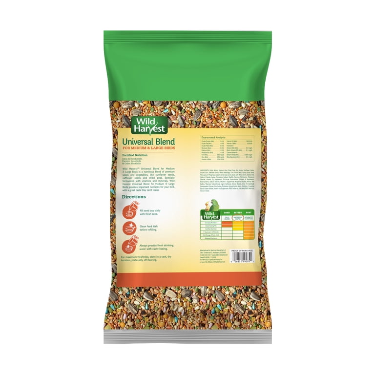 Wild Harvest Universal Blend Medium & Large Bird Seed, 10 Lb photo 5