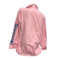 thumbnail image 3 of Victoria's Secret Pink Snap Up Sherpa Lined Coaches Jacket Candy Pink Size Medium NWT, 3 of 3