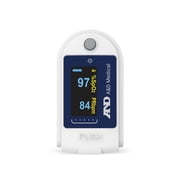 A&D Medical Fingertip Pulse Oximeter for Sports, UP-200, SpO2 & Pulse Rate Tracker, Carrying Case, Lanyard, AAA Batteries