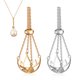 thumbnail image 1 of Collares con Soportes de Cristal, Jaulas de Cristal, Colgantes para Collares de Mujer, Elaboración de Joyas, 1 of 8