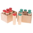 thumbnail image 3 of figatia Montessori Sensorial Auditory Material - Sound Cylinders Boxes, Kids Educational, 3 of 9