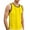 Yellow, variant on Men's Sleeveless Solid Vest, Casual, for Fitness, Sports & Daily Life, Available in L/XL