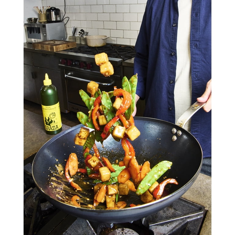 Graza Frizzle Squeeze Bottle for High Heat Cooking, 750ml