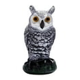 thumbnail image 2 of jinwen Fake Owl Bird Rabbits Deterrent for Garden Protector Keep Birds Away 13x27cm, 2 of 8