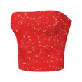 thumbnail image 4 of Haut pour Femmes, Tube de Yoga Imprimé à Sequins Décontracté, Hauts Tube pour Femmes, 4 of 6