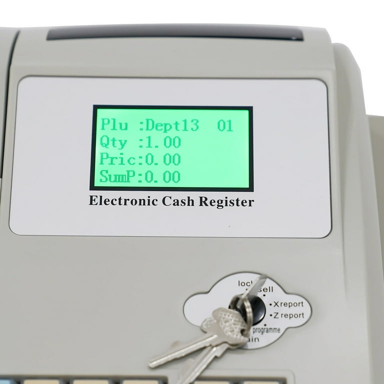 Electronic Cash Register レジスター Amazon.com: Electric Cash Register with Drawer, Commercial Cash