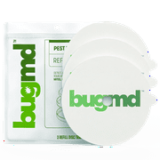 BugMD Pest Trapper Refill Disc Pad (3 Pads), Sticky Trap for Fly, Moth, Flea, Mosquito, Wasp