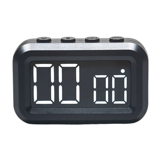 Horloge de Table avec Options de Placement Polyvalentes et ABS Durable Assurant Polyvalent Noir