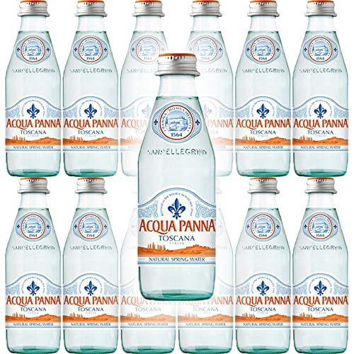Acqua Panna Toscana Spring Water 8 8oz Glass Bottle Pack Of 12 Total Of 105 6 Oz Walmart Com