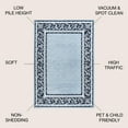 thumbnail image 3 of JONATHAN Y MODERN PERSIAN 3 x 5 Area Rug, Acanthus French Border - Blue/Navy, MDP504E-3, 3 of 12