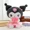 Kuromi, variant on Sanrio Kuromi Melody Hello Kitty Plush Toy Kawaii Cartoon Plush Doll Soft Stuffed Pillow Birthday Gifts