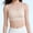 Beige, variant on Purcolt Girls Sports Training Bra Kids Seamless Cotton Spaghetti Strap Dance Yoga Bralettes Crop Tops Everyday Bra, 9-15 Years