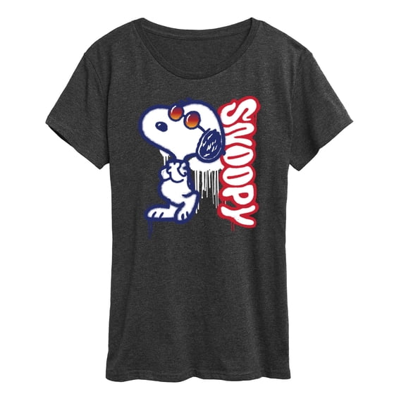 Peanuts - Graffiti Snoopy - Women's Short Sleeve Graphic T-Shirt
