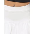 thumbnail image 5 of DARING DIVA Women's High Waist Lace Ruffle Y2K A Line Mini Skirts X-Large White, 5 of 6