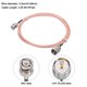 thumbnail image 2 of Cables Coaxiales Rg316 Bnc Macho A Uhf Macho Con Adaptador Cable Coaxial Rf de Baja Pérdida 10pies Naranja 1 Ud, 2 of 7