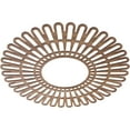 thumbnail image 2 of Ekena Millwork 38"OD x 14 1/8"ID x 3/8"T Cornelius Wood Fretwork Pierced Ceiling Medallion, Walnut, 2 of 3