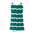 thumbnail image 5 of bnaln Ladies Dresses Womens Summer Beach Sundress Cover Ups Striped Printed Above the Knee Dresses Athletic Casual Short Tank Dress Tshirts Dresses Sleeveless Mini Dress, 5 of 5