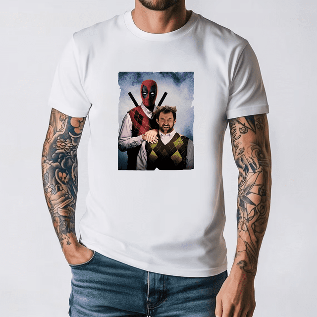 Hot Deadpool And Wolverine Step Brothers T-Shirt