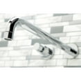 thumbnail image 3 of Kingston Brass KS8041DL Concord Two-Handle Wall Mount Roman Tub Faucet, Polished Chrome, 3 of 7