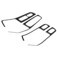 thumbnail image 4 of Car Interior Decoration,4pcs Carbon Fiber Window Window Switch Panel Trim Door Armrest Panel Frame Top-Notch Performance, 4 of 8