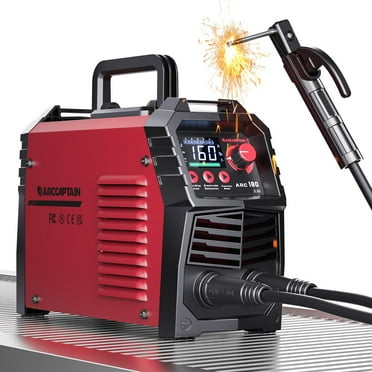 ARCCAPTAIN Stick Welder 160A, Smart Digital ARC Welder Machine 110V/220V with Hot Start, Arc-Force, Anti-Stick, Easy to Use for Beginner Home Repair