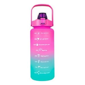 GENERICO Botella De Agua 2 litros Ideal Deporte Gym sin BPA Rosa