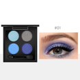 thumbnail image 2 of Paleta de sombras de ojos de 4 colores Maquillaje Sombra de ojos de larga duración Cosmético en polvo mate (1#), 2 of 2
