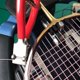 thumbnail image 2 of Máquina de encordar con abrazadera de arranque de tenis Abrazadera de arranque de aleación Cabeza ancha de arranque Rojo, 2 of 9