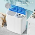 INTERGREAT Portable Washing Machine Mini 17.6 Lbs Compact Washer