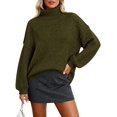 thumbnail image 1 of Suéter Oversized PRETTYGARDEN para Mujer Verde Militar - XL, 1 of 8