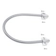 thumbnail image 3 of 1Pc 40cm Long, Door  With  Armored Door  Mounting Protect Wire Cable Restrictors Flexible Ends For Exposed Mortise, 3 of 8