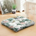 thumbnail image 4 of Garden Floral Meditation Cushion - Full & Fluffy Square Seat with Botanical Countryside Print, 4 of 5