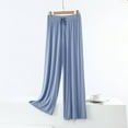 thumbnail image 2 of EDFBUYKRS Female Women Pants Casual Plus Size Sweatpants for Men 4X-5X Women's Casual Pants Comfortable Straight Leg Trousers with Drawstring for Relaxed Home and Leisure Wear M, 2 of 7
