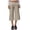 Khaki -BY46, variant on IYYVV Gaucho Pants Women Fold Over Cropped Capri Pants Low Rise Wide Leg Yoga Capris Palazzo Culotte Stretch Bottoms Black L