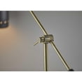 thumbnail image 3 of Brass Cinch Black Metal Adjustable Desk Lamp, 3 of 5