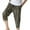 Khaki, variant on Yellow Mens Harem Pants Cropped Joggers 7/8th Casual Pull-On Comfort Waist Floral Mens Pants Casual