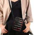 thumbnail image 4 of XYZCANDO Black Flag Mini Messenger Handbag for Womens Portable Crossbody Purse with Adjustable Strap Stylish Cellphone Wallet with Zipper Casual Multi-Purpose Phone Bag for Running Travel Shop, 4 of 7