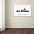 thumbnail image 3 of Trademark Fine Art 'Winston-Salem NC Skyline WB-BW' Canvas Art by Marlene Watson, 3 of 3