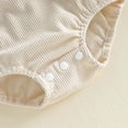 thumbnail image 6 of JUMEYU Infant Bodysuit Girls Floral Princess Baby Girls Bodysuits Newborn to Infant 0 3 6 9 12 18 24 Months (Beige,12-18 Months), 6 of 7